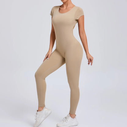 Yoga Suit Fitness Suit Athletic Wear Yoga Set One-Piece  Sexy Women Gym Jumpsuit Sportswear Sportswear Women's Clothing Gym Kit