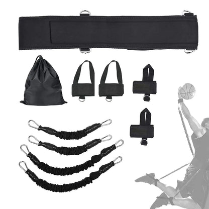 Boxing Resistance Bands Set Adjustable Waist Strap for Leg Strength Training Workout Fitness Exercise Home Gym