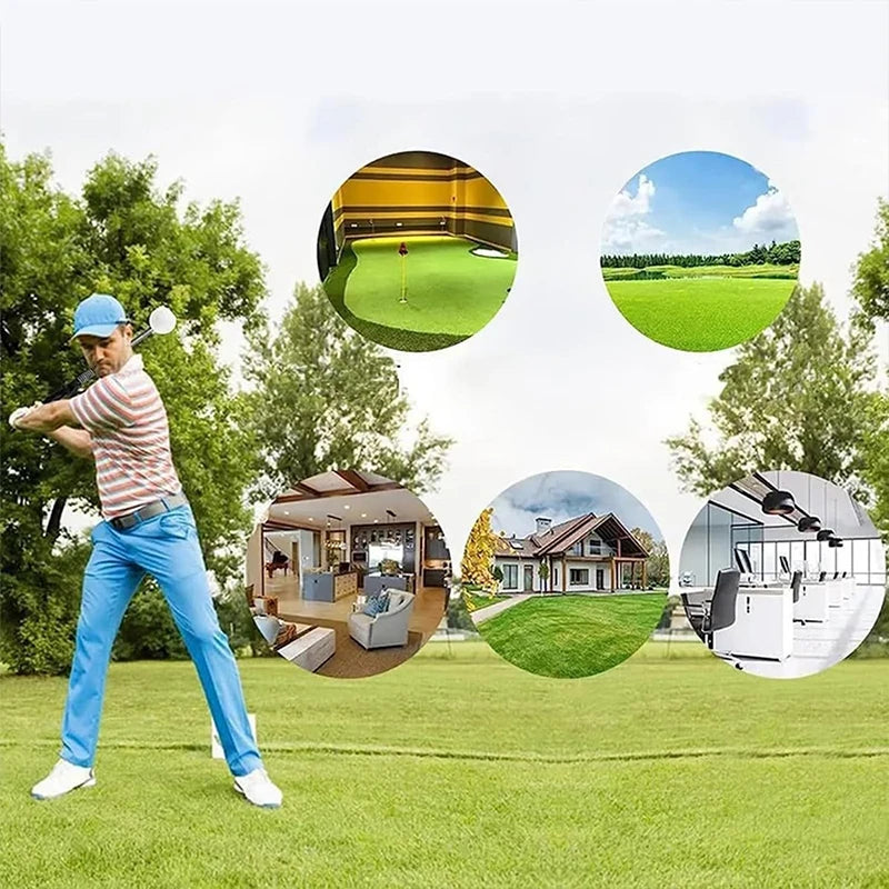 Outdoor Retractable Golf Swing Clubs Retractable Swing Practice Stick Golf Swing Correcting Gesturer Training Aids Supplies