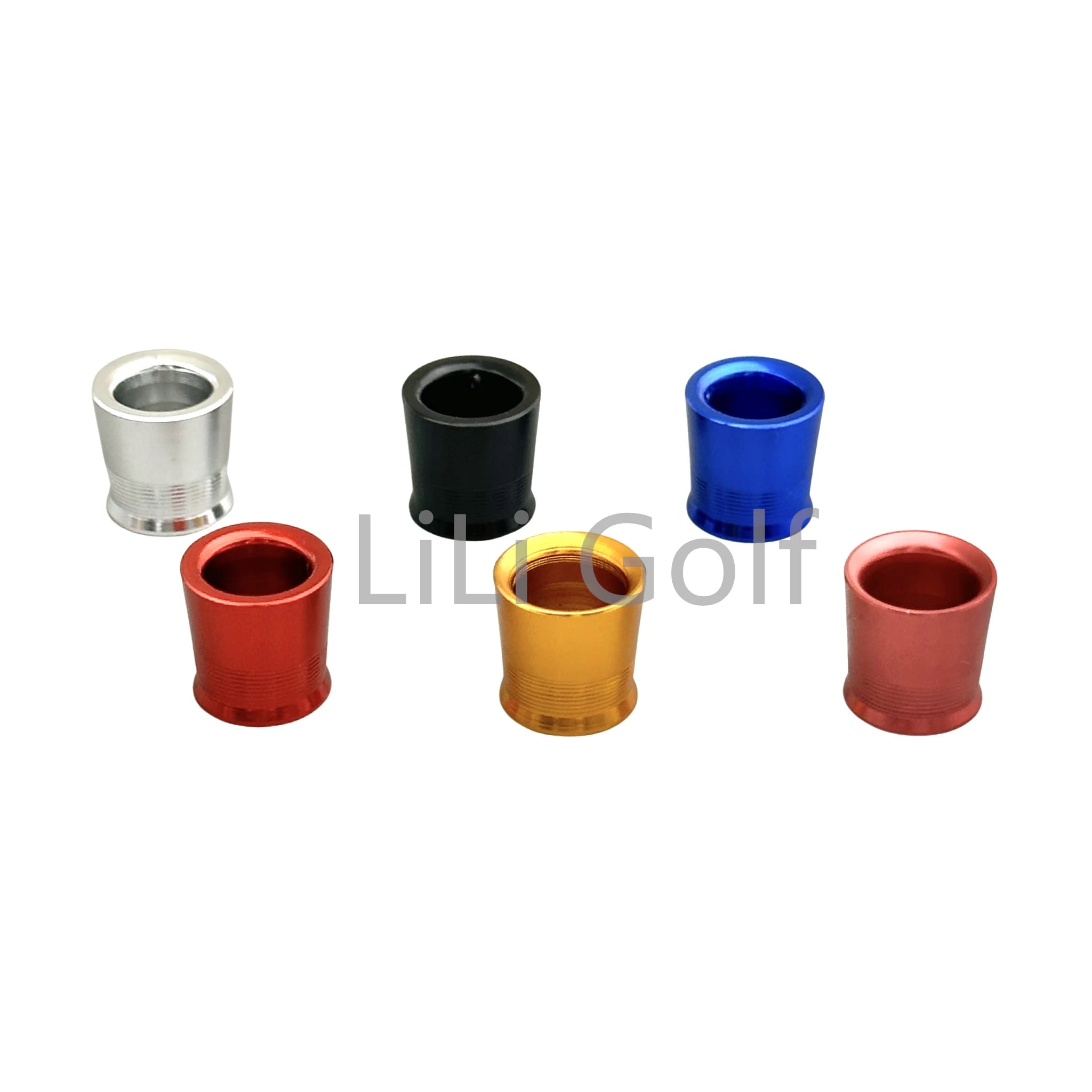 10Pcs/set Golf Club Shaft Sleeve Aluminium Ferrules fit Driver Fairway Hybrid Irons Club Head Aluminum Ring High quality .