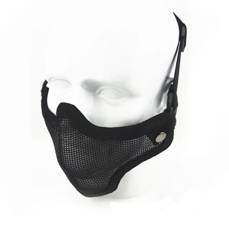 Outdoor hunting combat metal mesh camouflage protection tactical airsoft army mask 3 colours sports safety 1PC