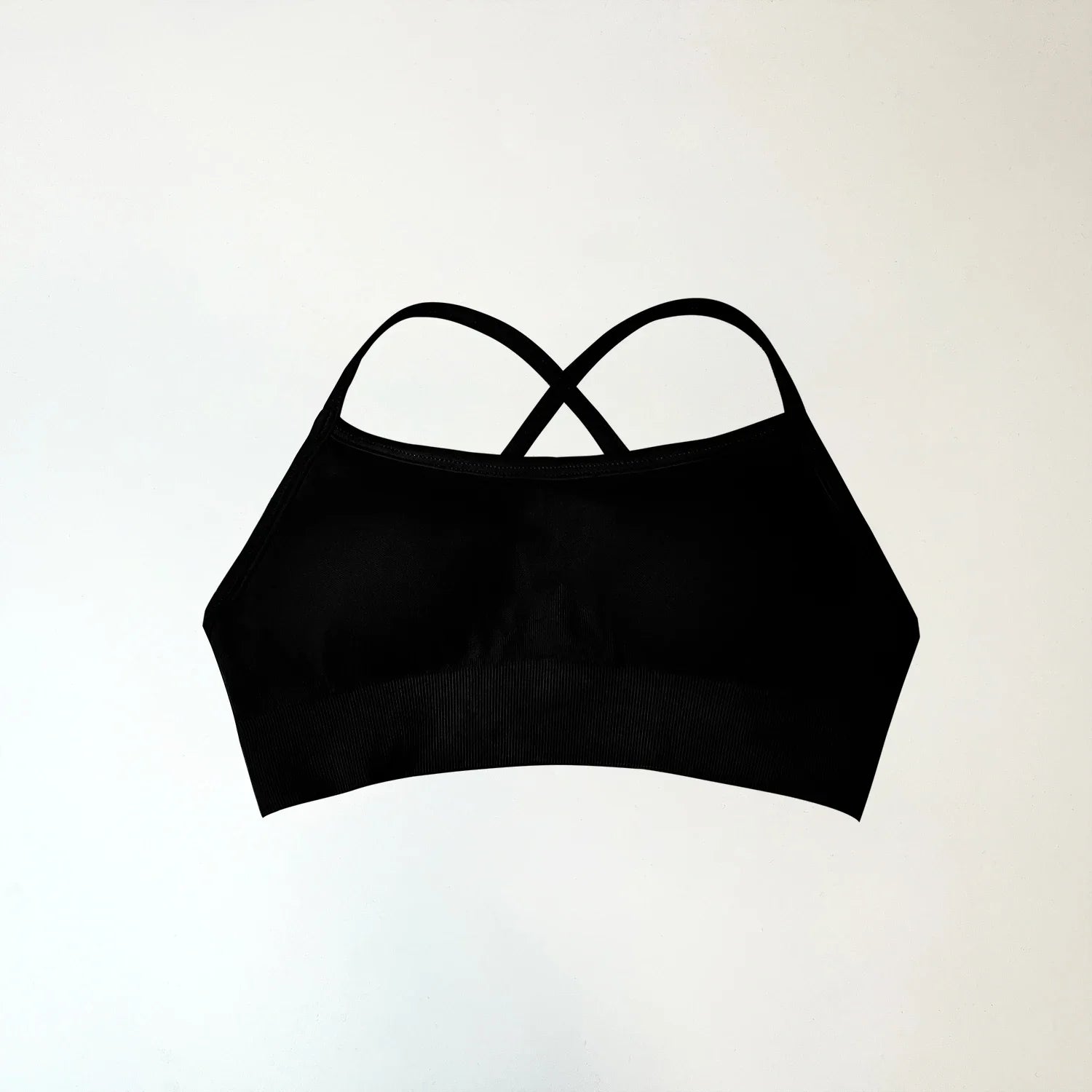 Backless Sports Bra High Support Fitness Underwear Back Cross Gym Crop Top Women Training Running Workout Seamless Bras