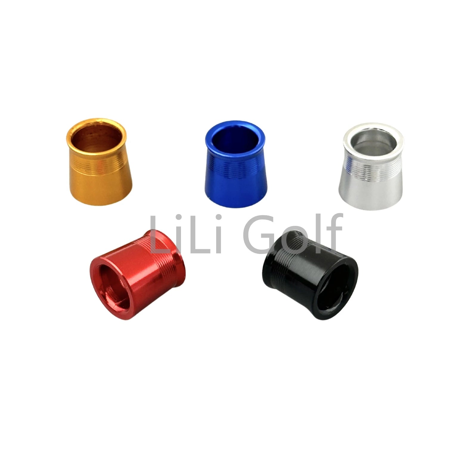 10Pcs/set Golf Club Shaft Sleeve Aluminium Ferrules fit Driver Fairway Hybrid Irons Club Head Aluminum Ring High quality .