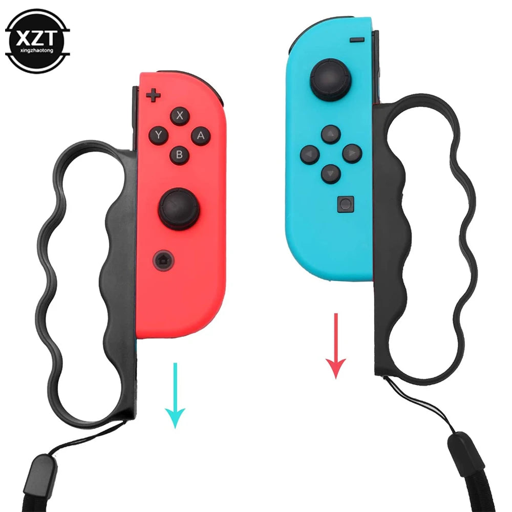 For Nintendo Switch Controller Hand Grips with Wrist Straps for Fitness Boxing Game Accessories 2pcs