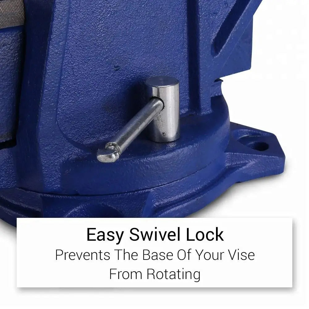 Work Bench,3/4/5/6/8/10 Inch Various Types of Multipurpose Cast Iron Bench Vises With Rotating Base,Small Bench Clamp