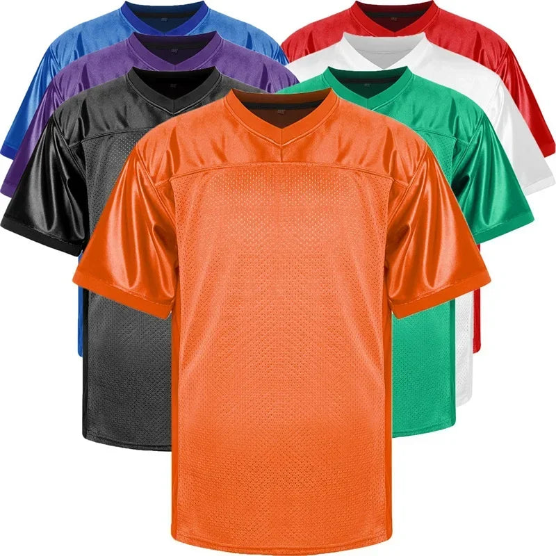 New Blank Sport  Football Jersey Mens Outdoor Sports Clothing Training Tops Breathable Quick Drying High Quality Soccer Shirt