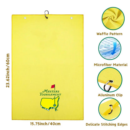 2 Count Great Christmas Golf Gifts | Funny Embroidered Golf Towels for Golf Bags | Golf Gifts for Men Golf Stuff |