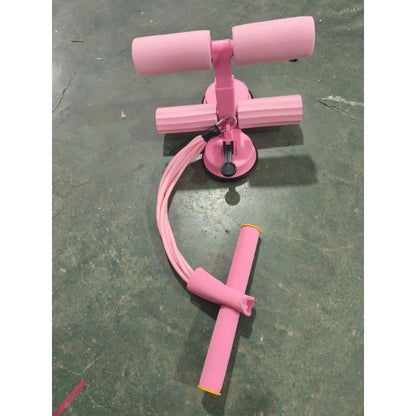 Sit-up aids double suction cups with drawstring fixed home midterm roll abdominal artifact fitness equipment for home use