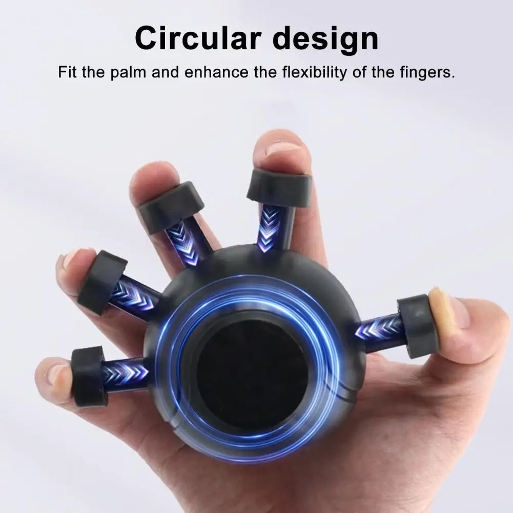 Hand Grip Strengthener Five Finger Exerciser Ergonomic Grip Strength Trainer Arthritis Hand Therapy Rehabilitation Gripper