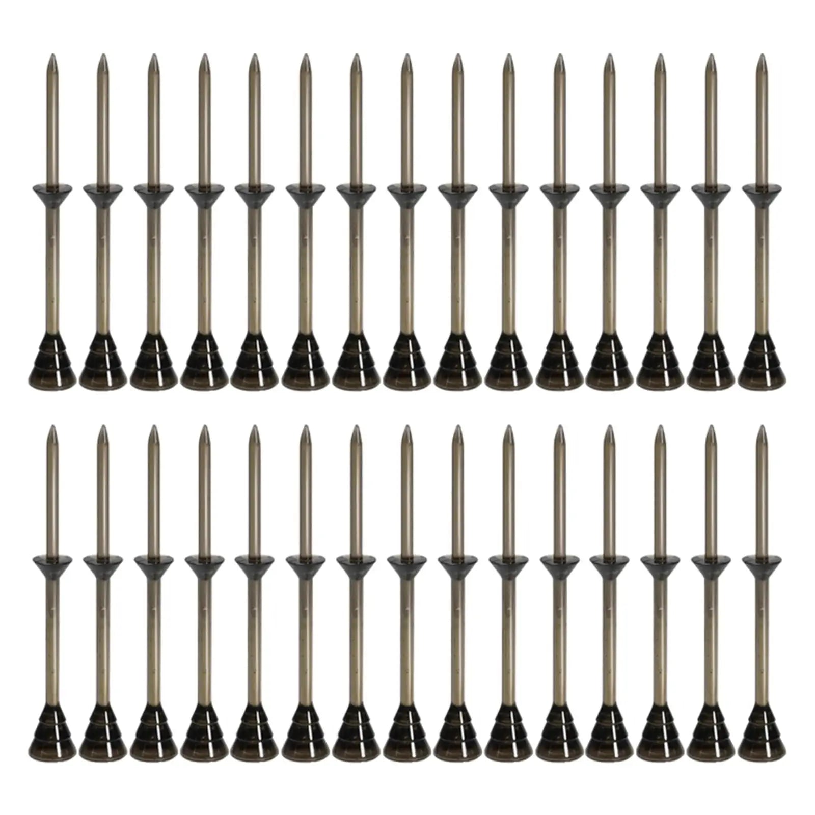 30Pcs Golf Club Tees Tool 83mm Durable Training Training Practice Beginner Golfing Stable Unbreakable Golf Down Tees