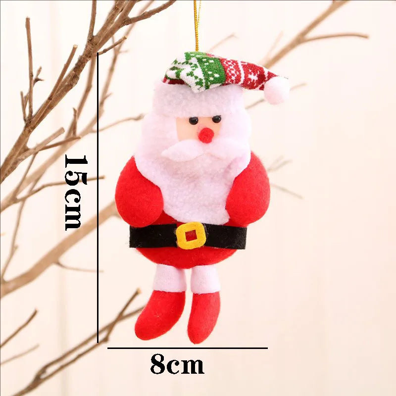 4 Pieces Christmas Decoration Items - Elderly Small Pendant - Christmas Tree Accessories, Available In Three Types