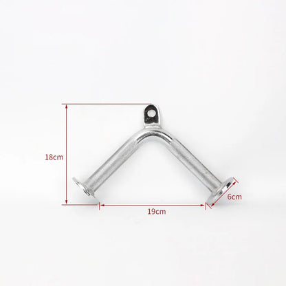 Gym Home Equipment Accessories Lat Pull Down Bar， Chrome-plated Surface Anti-rust High Load-bearing Fitness Tricep Rope Training