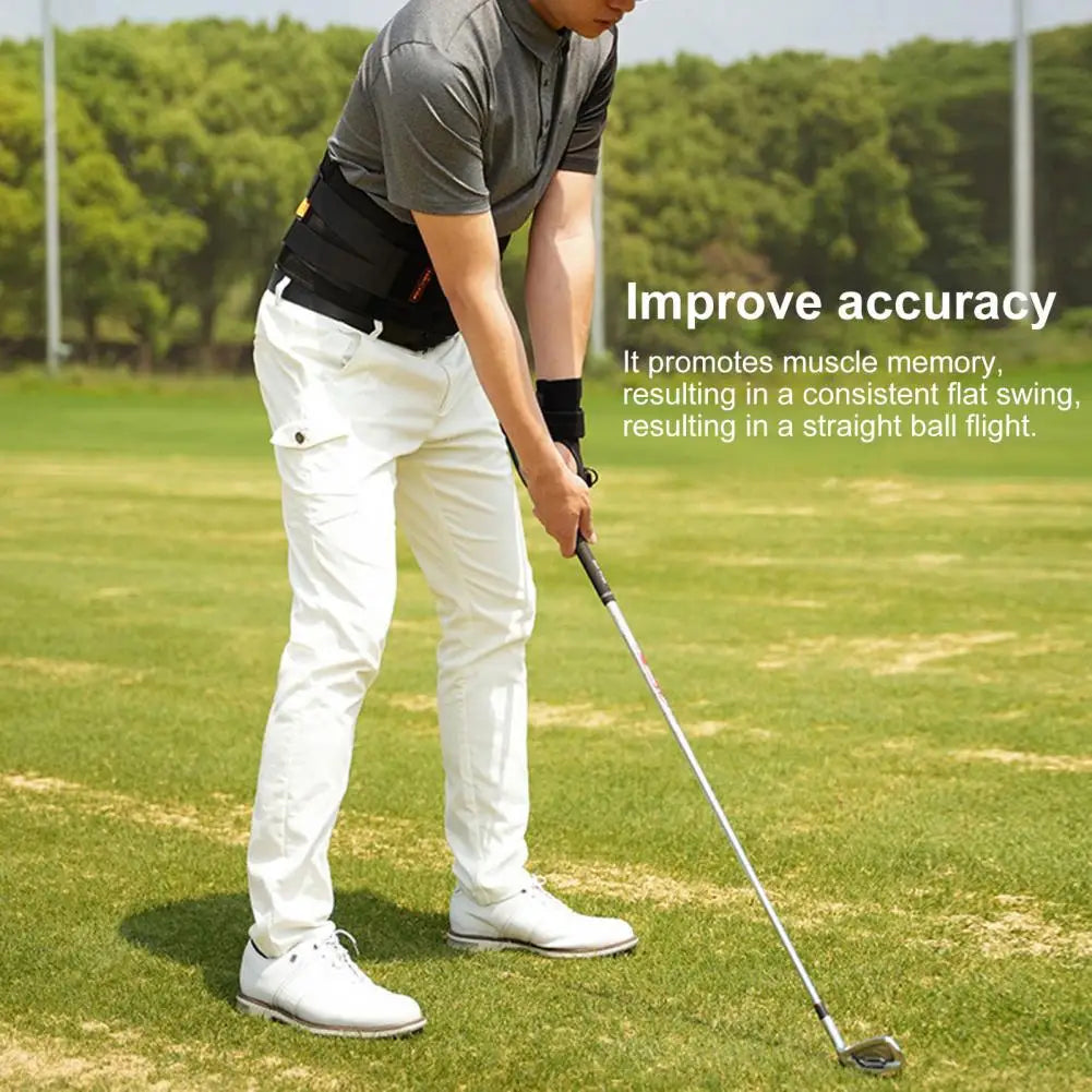 Golf Training Waist Belt & Wristband Swing Trainer