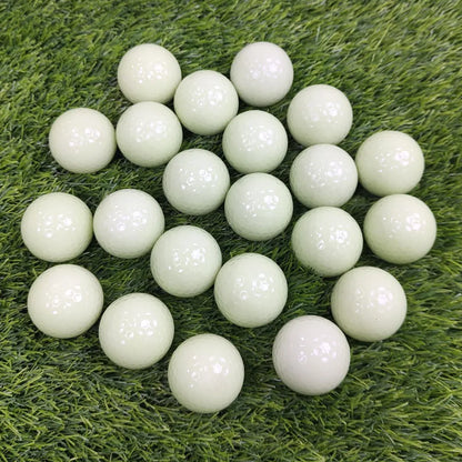 6PCS Glow-in-Dark Golf Balls Synthetic Rubber Night Practice Training Balls for Evening Course with High Visibility Fluorescent