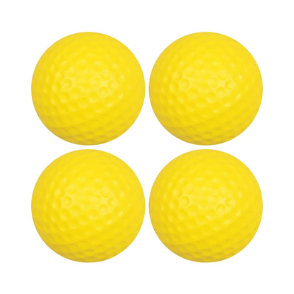 Yellow PU Golf Practice Balls 42.67mm Durable Training Golf Balls Men Women High Elasticity Golf Home Office Sport Equipment ZYF