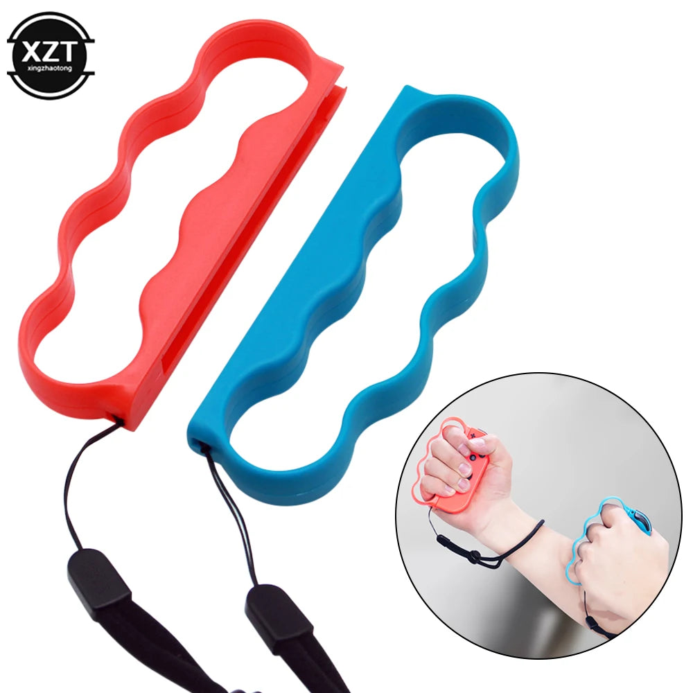 For Nintendo Switch Controller Hand Grips with Wrist Straps for Fitness Boxing Game Accessories 2pcs