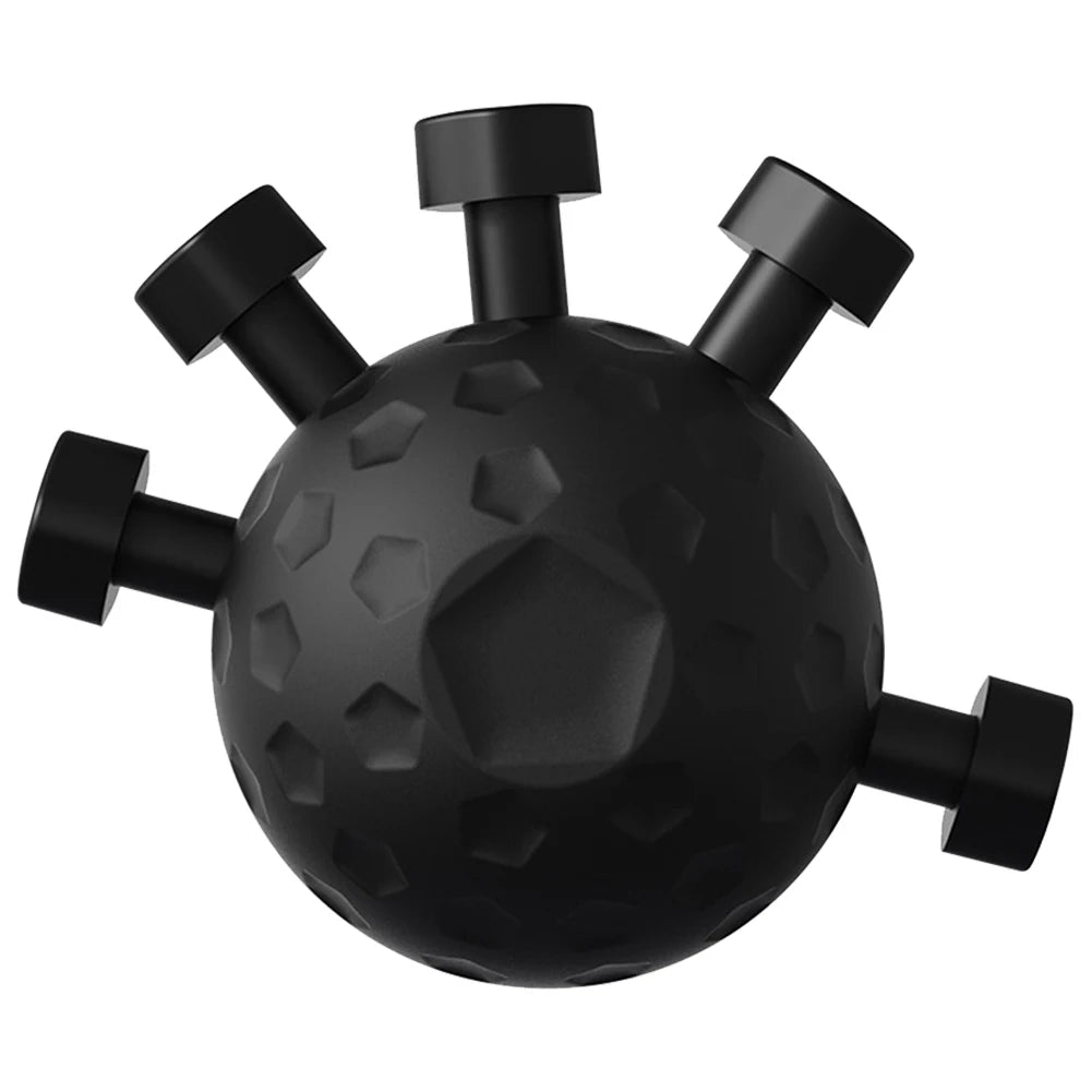 Hand Ball Gripper Exerciser Ergonomic Finger Strength Trainer Anti Slip Finger Exerciser Ball for Musicians Athletes