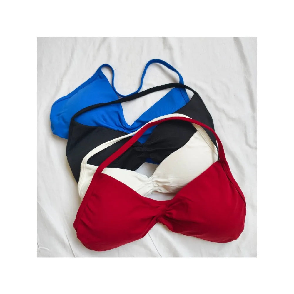 Summer European and American Neck-strapped Sports Underwear Beautiful Back Women Canwear Comfortable and Breathable Fitness Bras