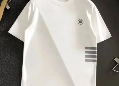 Men's Golf T-shirt 2025 New Summer Round Neck Short Sleeve Top Luxury Brand Simple Breathable Men's Golf Clothing Comfortable