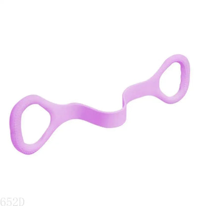 652D 8 Fitness Resistance Band Training Elastic Ropes for Yoga, Pilates, Stretching