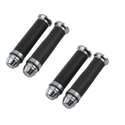 7/8'' Motorcycle Grips Hand Bar Grips Rubber Anti-Slip Mountain Motocross Handlebar for KTM Yamaha Kawasaki Universal Pit Bike