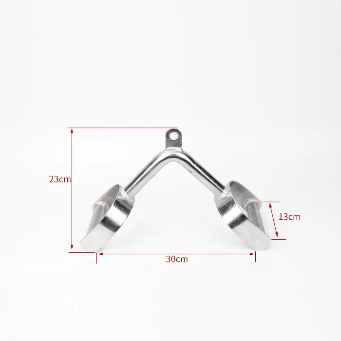 Gym Home Equipment Accessories Lat Pull Down Bar， Chrome-plated Surface Anti-rust High Load-bearing Fitness Tricep Rope Training