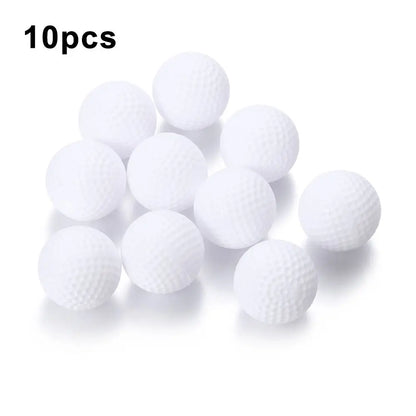 Practice Golf Balls 10 Pcs White True Flight Soft Indoor Air Ball's