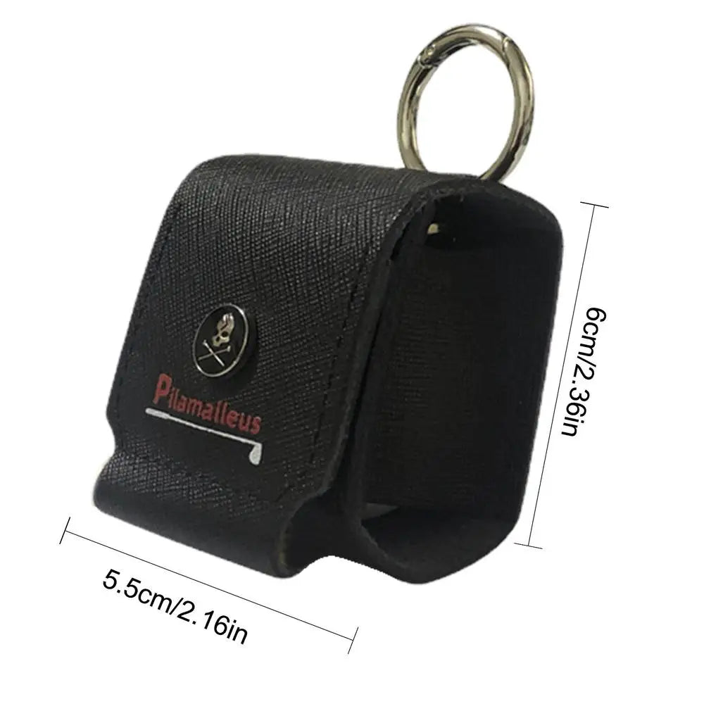Golf Ball Waist Bag Pocket Portable Golf Tees Storage Pouch Golf Ball Case Waist Bag Golf Tees Organizer Bags Golf Accessories