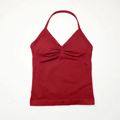 2025 New Sports Tops Yoga Vests Women's Fitness Vests Beautiful Backless Bras Running Camisoles Tops for Home and Outdoor Wear