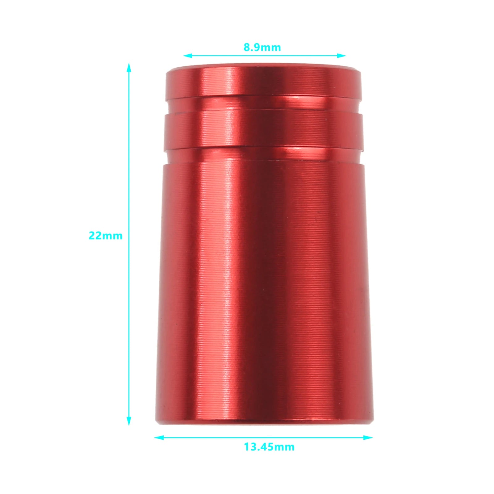 10Pcs Aluminum Alloy Golf Ferrules for 0.335,0.350,0.370 Tip Irons Shaft Adapter Sleeve Ferrules Club Shaft Ball Connection Ring