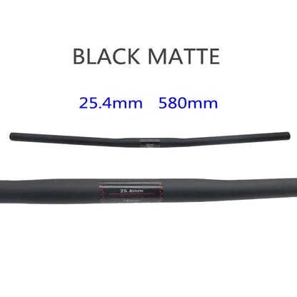 25.4 Full Carbon Handlebar Folding Bike Horizontal Handle Bar 400-700MM One-Shaped Ultralight Bicycle Straight Handlebar