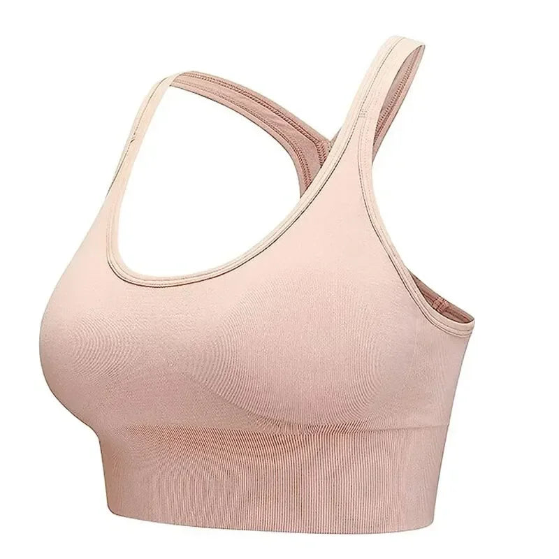 Sexy Sports Bras Racerback Yoga Bra Tank Top Women Fitness Gym Shockproof Seamless Running Workout Fast Dry Underwear Vest
