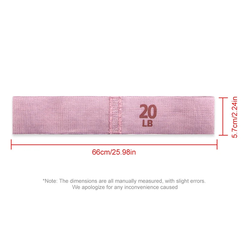 Resistance Booty Bands Anti-Slip Elastic Workout Bands Portable Glute Thigh Elastic Bands for Home Workout