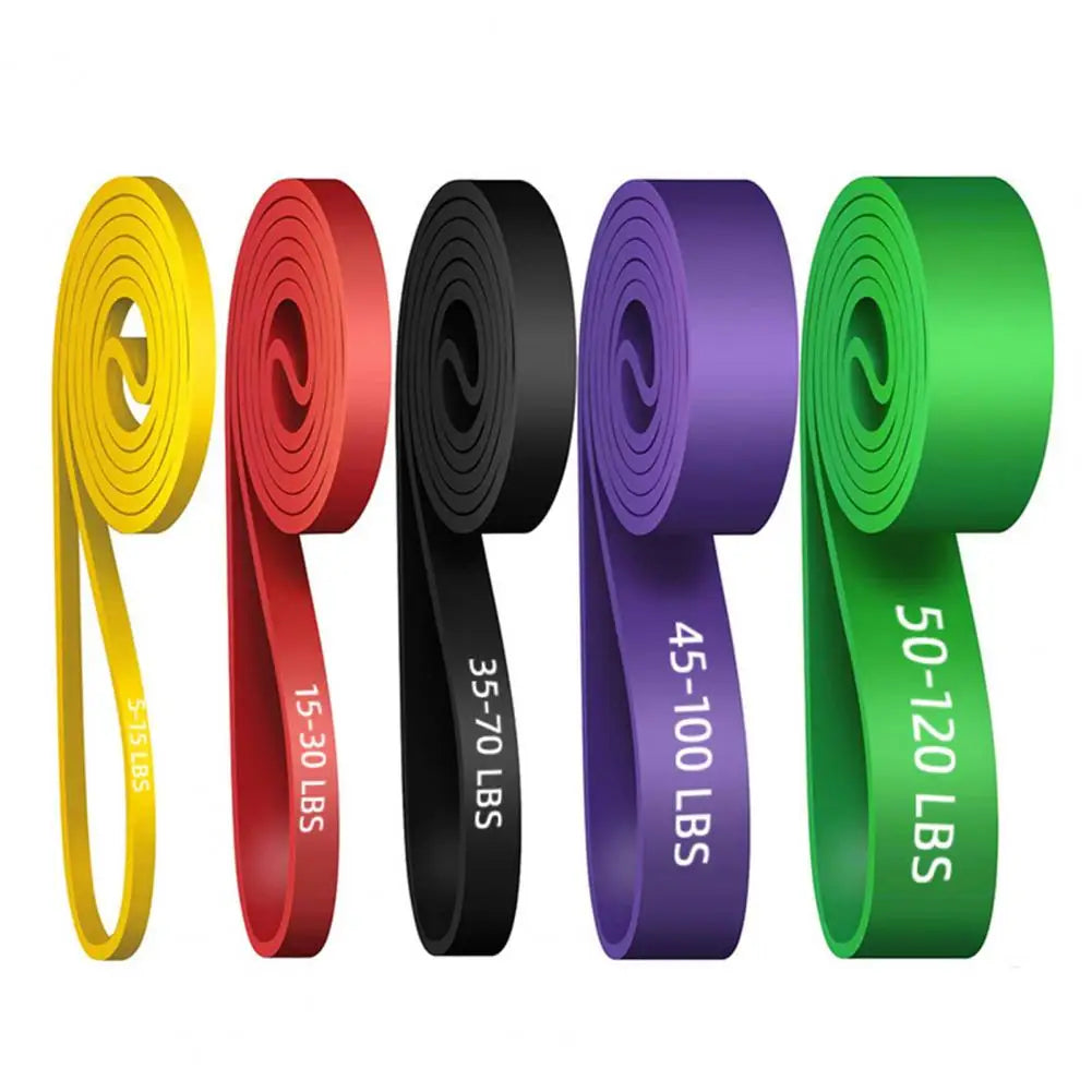 Resistance Band Body Stretching Muscles Building Belt Physical Therapy Strength Training Workout Pull-Up Yoga TPE Elastic Band