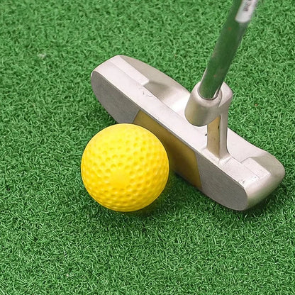 42.67mm Yellow PU Golf Training Balls Practice Balls for Beginners Pros High Quality Soft Surface Golf Balls Good Elasticity ZYF