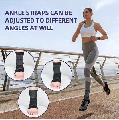 Compression Ankle Protector Gym Sport Anklet Support with Adjustable Strap Dumbbells Bodybuilding Ankle Braces Sports Safety
