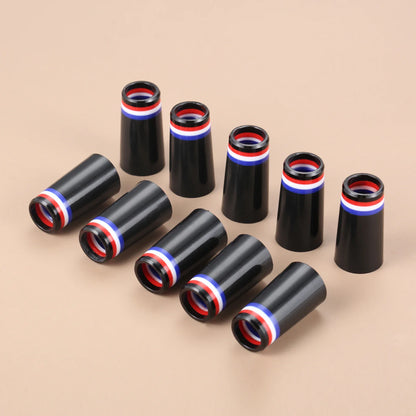 10pcs Plastic Golf Ferrules 9.1*25.5*14mm Club Shafts Accessories Replacement for 0.355 Tip Irons Shaft