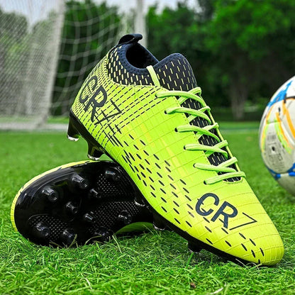 New Men Professional Football Boots Unisex Drop Shipping Breathable Sports Soccer Shoes Cleats Outdoor Ultralight Non-slip Light