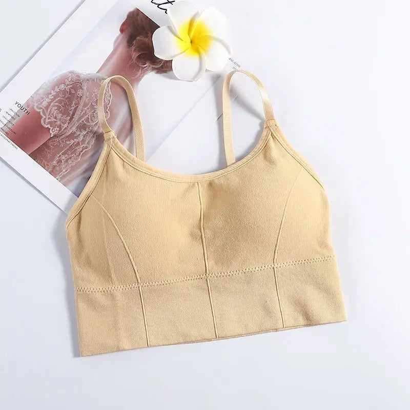 Breathable Sports Bra Anti-sweat Fitness Top Seamless Bra Shockproof Crop Top Women Push up Sport Bra Gym Workout Top