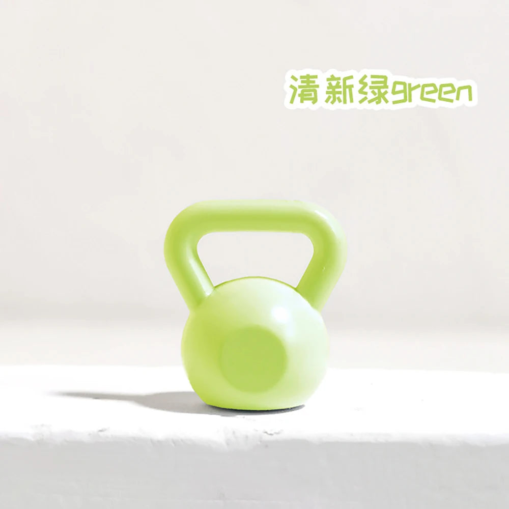 1Pcs 1/12 Dollhouse Miniature Metal Dumbbell Mini Kettlebell Model for ob11 bjd Doll House Accessories Decoration