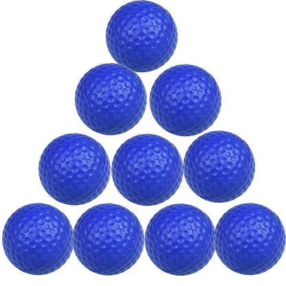 10Pcs PU Foam Golf Balls Sponge Elastic Indoor Practice Training Soft Golf Ball