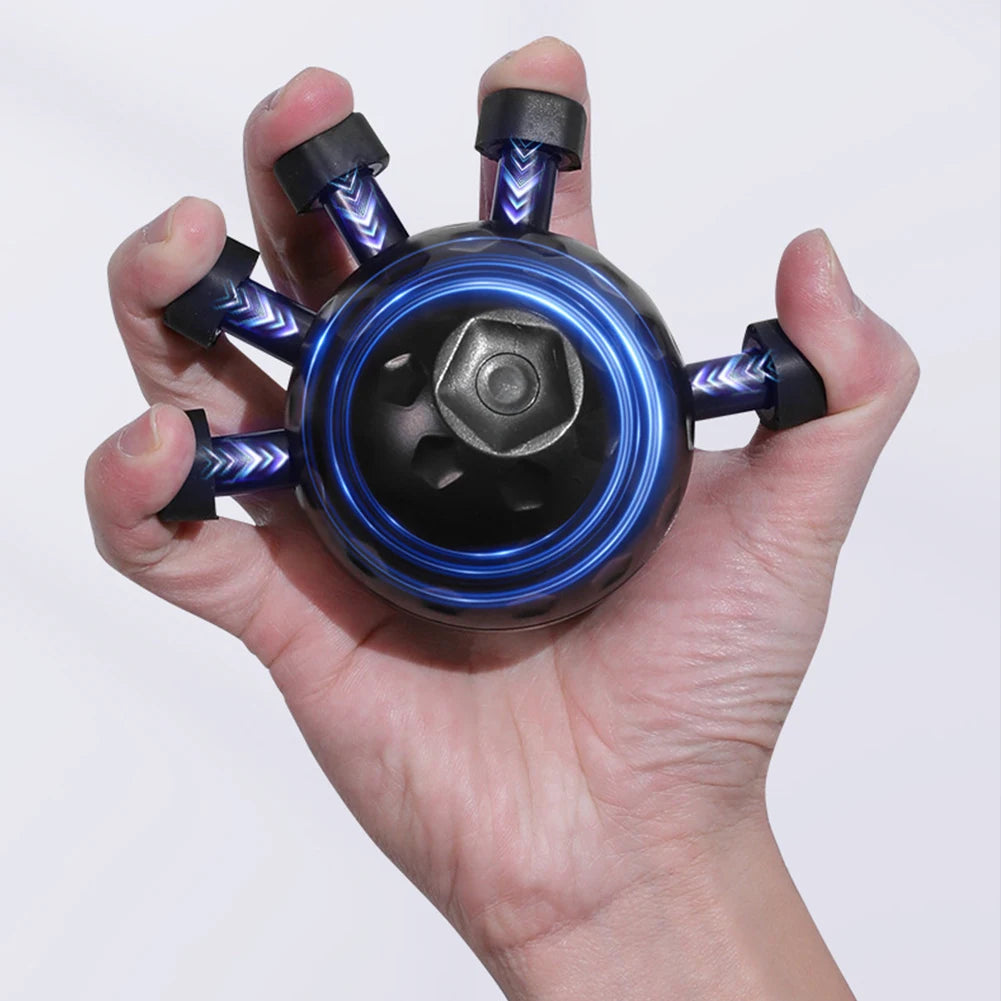 Hand Ball Gripper Exerciser Ergonomic Finger Strength Trainer Anti Slip Finger Exerciser Ball for Musicians Athletes
