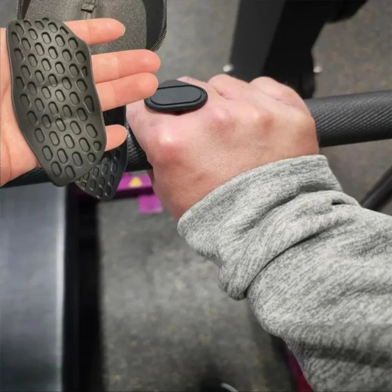 Weight Lifting Grips Gym Hand Grips Lightweight Sturdy Fingerless For Bodybuilding Crossfit Training Fitness Non-Slip Design