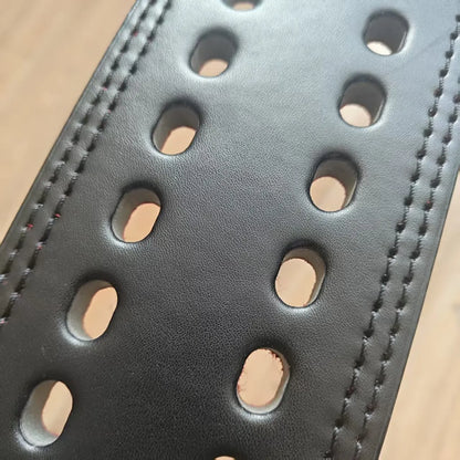 Fitness Weightlifting Cowhide Belt Squat Deadlift Waist Support Protector Belt Gym Strength Training Workout Sports Safety