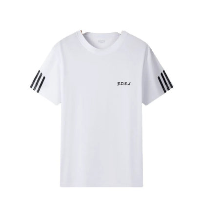 New Men's Summer Sportswear Fitness Clothing Short-Sleeved T-Shirt Loose Quick-Drying Clothes Basketball Uniform Running Shorts