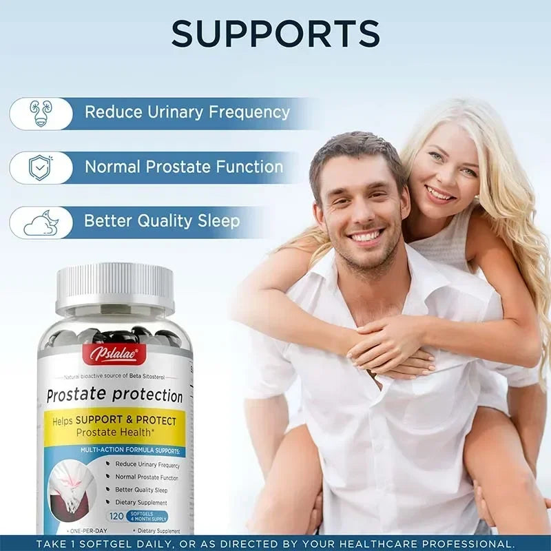 Prostate Complete Supplement - Supports Prostate & Urinary Tract Health, Relieves Frequent Urination, Strengthens Immune SystemS