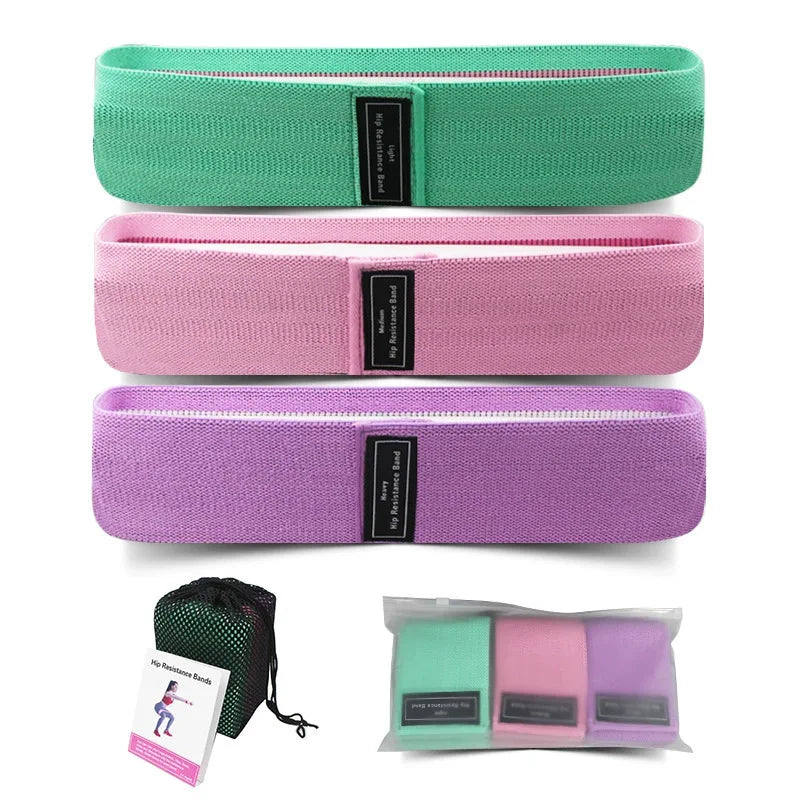 Ultimate Resistance Bands Set for Booty Workouts Squat Circle Stretch Fitness Strips Loops Yoga Gym Equipment