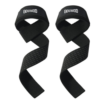 1/3sets TWeightlifting Straps Anti-Slip Silicone Lifting Wrist Straps Strength Training Deadlifts Crossfit Hand Grips Wrist