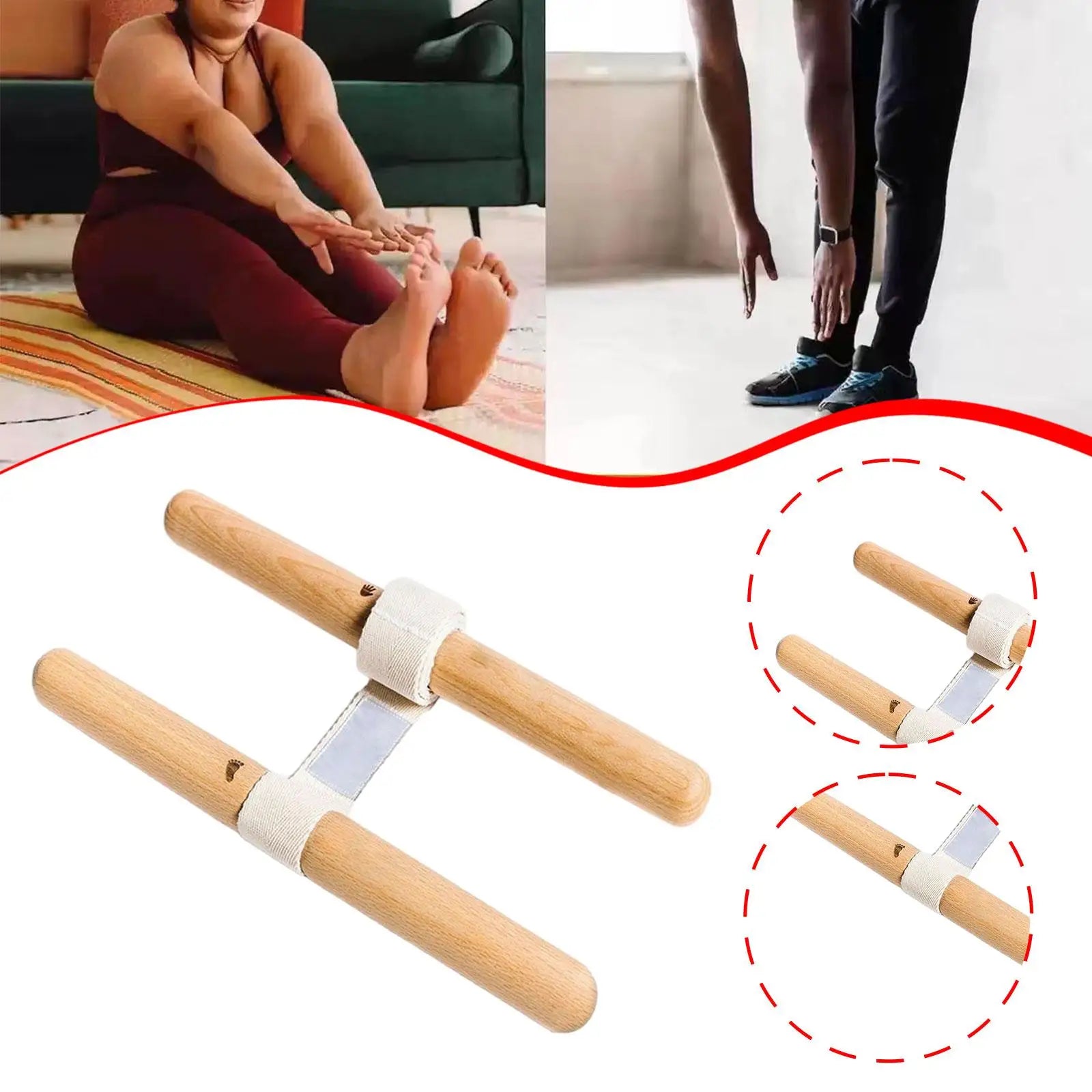 Stretching Strap Workout Equipment Yoga Strap for Women Men Home Gym Fitness