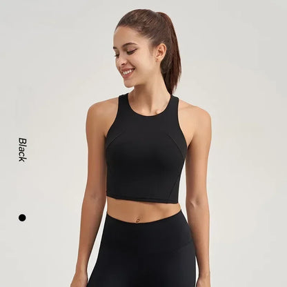 Yoga Clothing with Super Shock Resistance and No Awkward Fixation Sports Underwear Fitness Running Bra No Steel Ring Vest